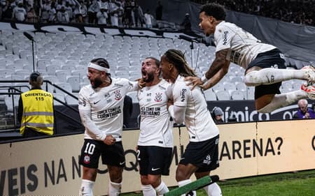 SAO PAULO (SP), 24/05/2026 - Futebol / Corinthians x Atletico Mineiro - Zakaria Labyad marca gol do Corinthians na Partida entre Corinthians x Atletico Mineiro, pela decima setima rodada do Campeonato Brasileiro serie A 2026, realizada na Neo Quimica Arena, em Itaquera, Sao Paulo, neste domingo (24).(Foto: Jhony Inacio/Agencia Enquadrar/Folhapress)