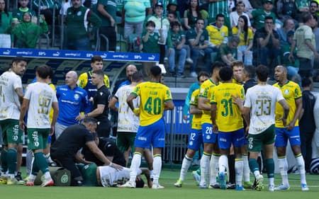 Allan, do Palmeiras, foi expulso durante partida do Brasileirão