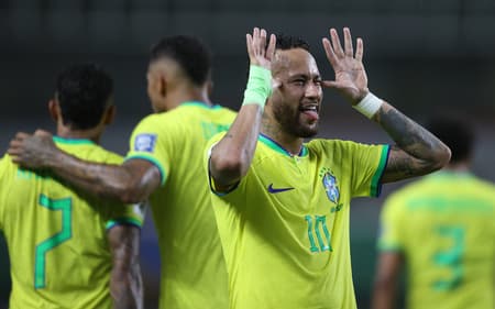 Neymar na Seleção Brasileira (Foto: Vitor Silva/CBF)