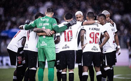 Jogadores do Vasco antes da partida contra o Remo (Foto: Matheus Lima/Vasco)