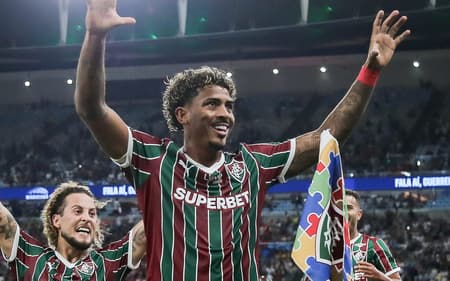 John Kennedy comemora gol pelo Fluminense (Foto: Marcelo Gonçalves/ Fluminense FC)