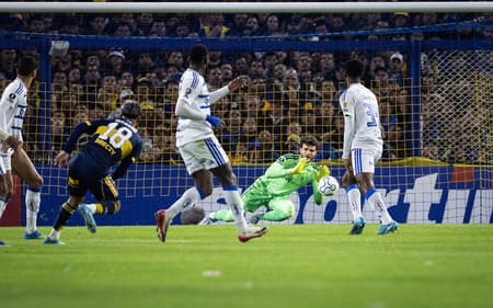 Boca Juniors x Cruzeiro, em La Bombonera, em Buenos Aires (Foto: Gustavo Aleixo/Cruzeiro)
