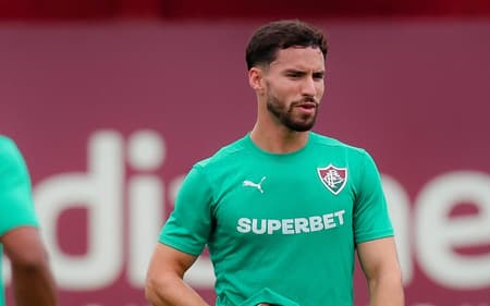Martinelli em treino do Fluminense (Foto: Marcelo Gonçalves/ Fluminense FC)
