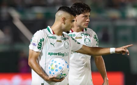 Andreas Pereira e Giay, jogadores do Palmeiras
