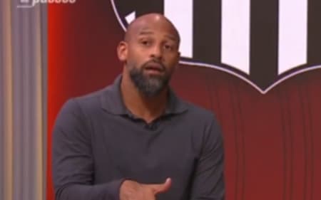Felipe Bastos comentou polêmica envolvendo Neymar e Robinho Jr (Foto: Reprodução Sportv)