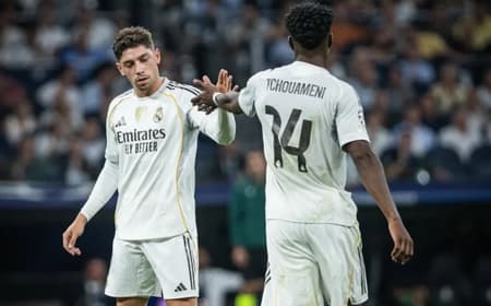 Desentendimento entre jogadores acontece durante treino do Real Madrid (Foto: Reprodução)