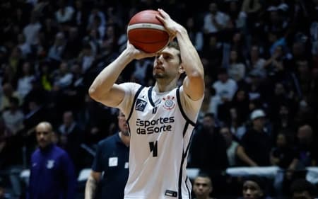 Cauê Borges em jogo 3 da semifinal do NBB (Foto: Beto Miller / Corinthians)