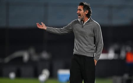 Domínguez em Juventud x Atlético Foto: Eitan Abramovich / AFP)