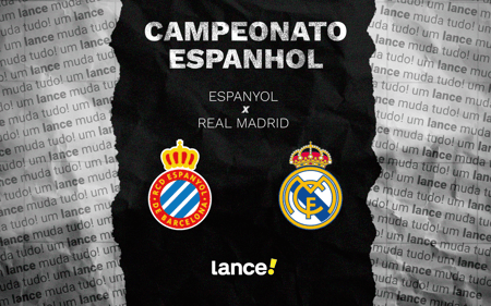 Espanyol e Real Madrid se enfrentam, pela 34ª rodada da La Liga, neste domingo (3)