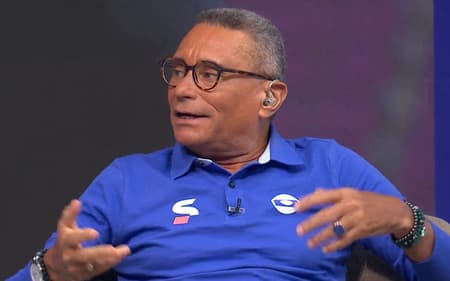 PC Vasconcellos elogiou jogador do Flamengo (Foto: Reprodução Sportv)