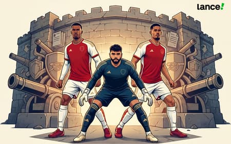 Raya, Saliba e Gabriel Magalhães são pilares da defesa do Arsenal na temporada