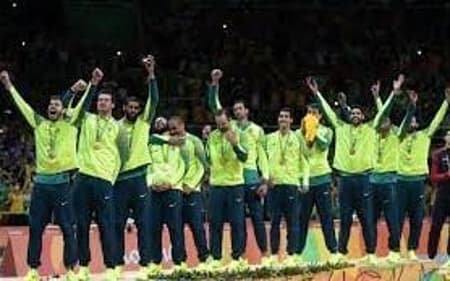 Seleção masculina de vôlei conquistou o ouro olímpico nos Jogos do Rio 2016 (Foto: Alexandre Loureiro/ Exemplus/ COB)