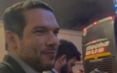 Samir Xaud, presidente da CBF, sorrindo