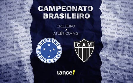 Cruzeiro x Atlético-MG (Foto: Arte Lance!)
