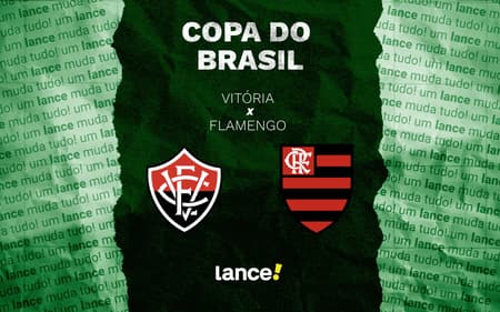 Vitória x Flamengo (Foto: Arte/Lance!)