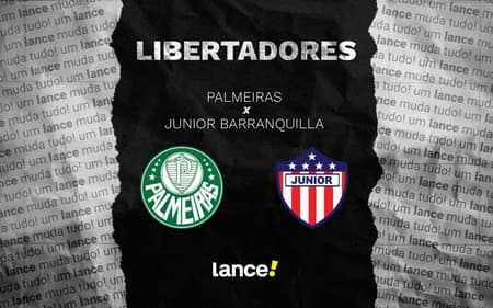 Palmeiras x Junior Barranquila, pela Libertadores - veja onde assistir