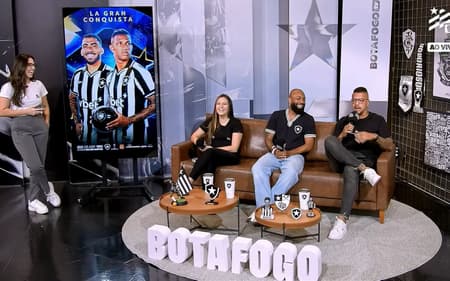 Botafogo TV com Chay como convidado (Foto: Reprodução)