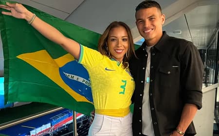 Belle Silva e Thiago Silva