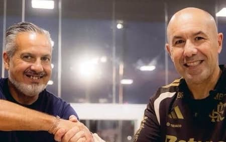 José Boto e Leonardo Jardim, do Flamengo (Foto: Divulgação)