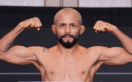 Deiveson Figueiredo em pesagem do UFC Macau (Foto: Reprodução/Instagram/UFC Brasil)