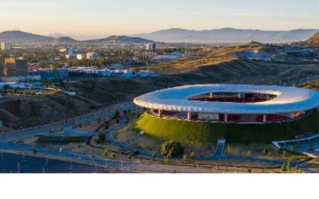 Estádio Guadalajara, uma das sedes da Copa do Mundo de 2026