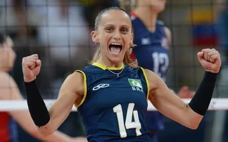 Fabi Alvim foi bicampeã olímpica com a Seleção Brasileira (Foto: Reprodução)