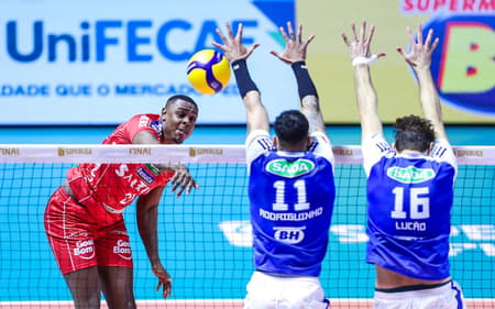 Cruzeiro x Campinas na final da Superliga Masculina 2025/26 (Foto: Divulgação/ CBV)