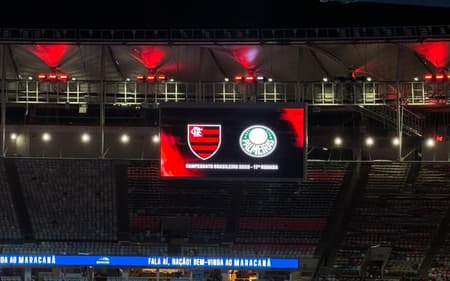 Flamengo x Palmeiras no Maracanã (Foto: Lucas Bayer/Lance!)