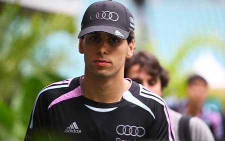 Gabriel Bortoleto no GP de Miami pela F1 2026 (Foto: Rudy Carezzevoli/Getty Images/AFP)