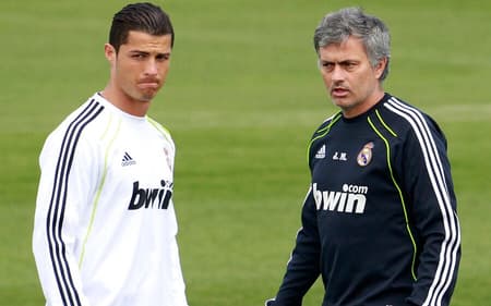 José Mourinho e Cristiano Ronaldo (Foto: Andrea Comas)
