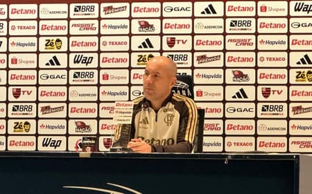 Leonardo Jardim após a derrota do Flamengo para o Palmeiras (Foto: Lucas Bayer/Lance!)