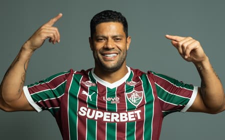 Hulk foi anunciado pelo Fluminense (Foto: marina Garcia/ Fluminense FC)