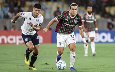 Canobbio em ação em Fluminense x Independiente Rivadavia (Foto: Lucas Merçon/FFC)