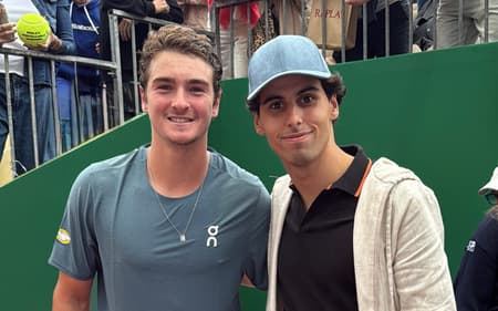 João Fonseca e Gabriel Bortoleto em Monte Carlo (Reprodução)