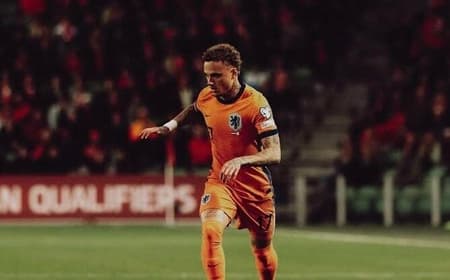 Noa Lang em ação pela Holanda (Foto: Arquivo pessoal)