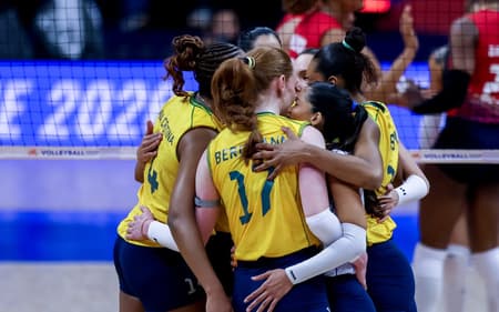 Brasil x República Dominicana (Foto: Divulgação/ CBV)
