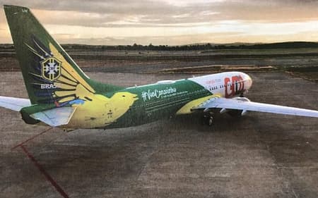 Novo avião da Seleção Brasileira foi apresentado nesta sexta