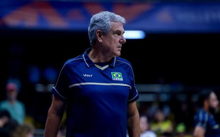 Zé Roberto em Brasil x República Dominicana pela semana 1 da VNL 2026 (Foto: Patricy Albuquerque/CBV)