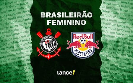 Corinthians e Bragantino duelam pelo Brasileirão Feminino.