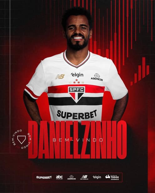 Danielzinho é o novo reforço do São Paulo
