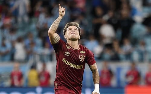 Soteldo comemora seu gol pelo Fluminense