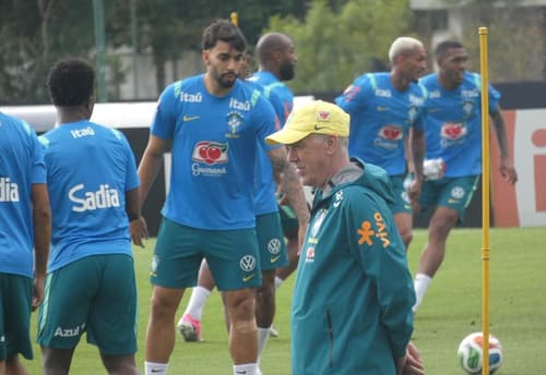 Treino da Seleção na Granja Comary