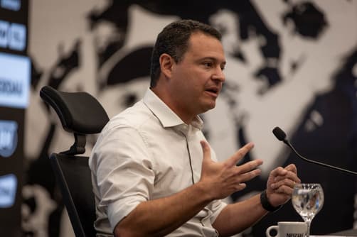 Rafael Menin acionista da SAF  (reprodução Atlético)