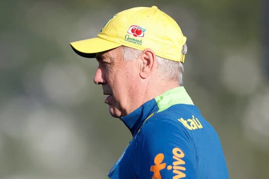 Ancelotti treino Seleção Brasileira