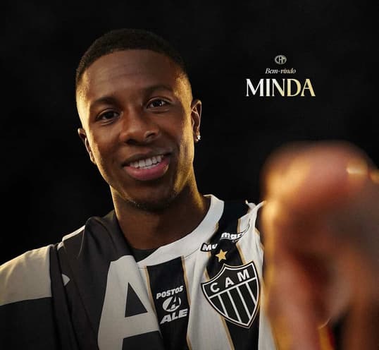 Alan Minda anunciado pelo Galo (Foto: Luís Amaral / Atlético)