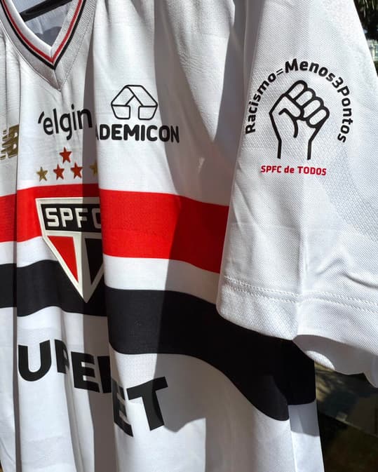 Camisa do São Paulo com campanha