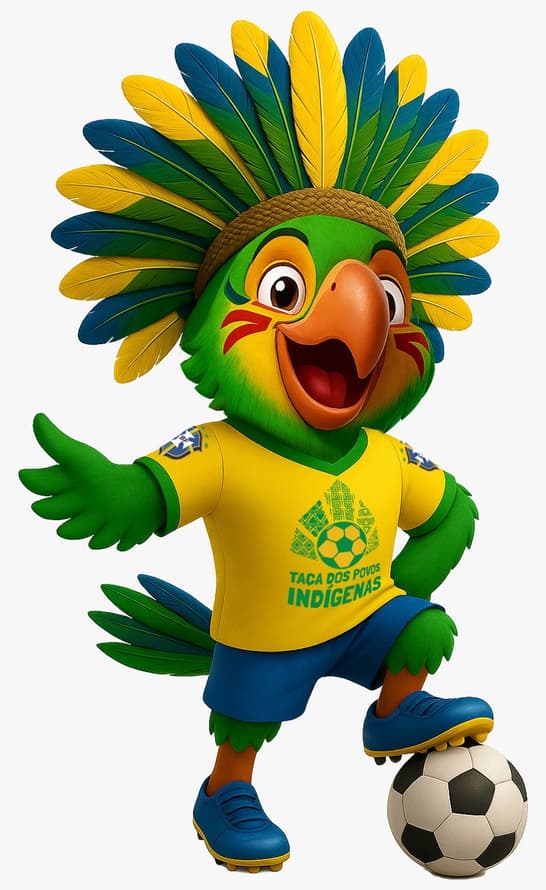 Mascote da Taça dos Povos Indígenas (Foto: Divulgação Taça dos Povos Indígenas)
