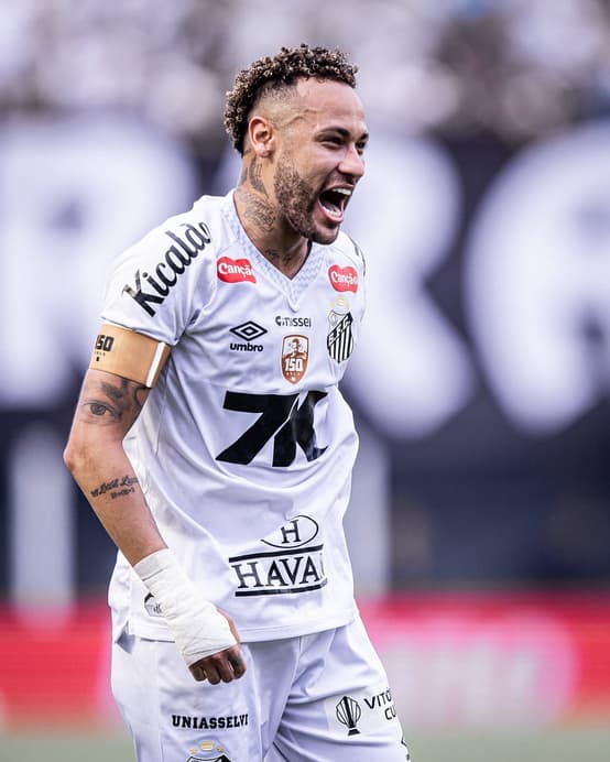 Neymar em Santos x Cruzeiro (Foto: Raul Baretta / Santos)