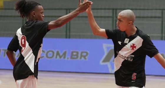 Partida entre Vasco e NY Equador na Copa Mundo do Futsal (Foto: Mauricio Mateus Moreira)