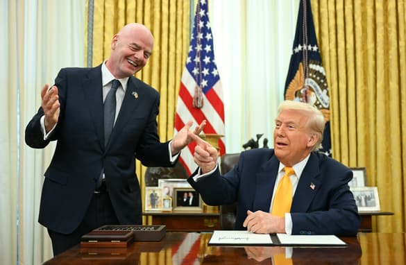 Donald Trump e Gianni Infantino